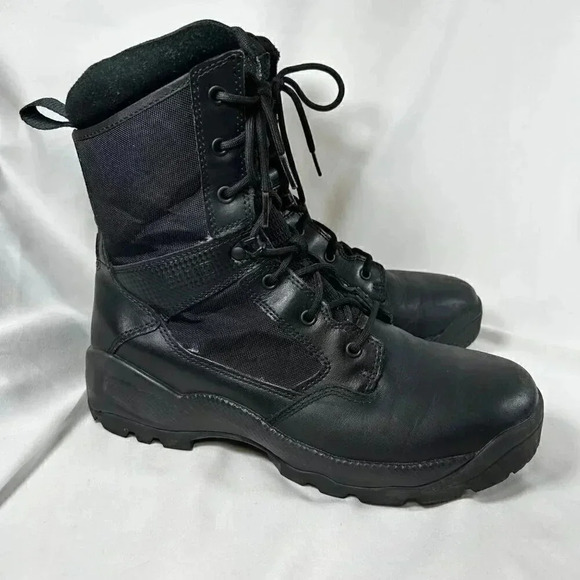 5.11 ATAC 2.0 8” Tactical Boots Size 11.5 Men Leather Lace Up Outdoors Work - Picture 1 of 14